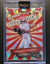 Wild Card Heisman Comix Fernando Mendoza Heisman Bloomington Winner 1/3 Football