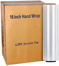 1Ro1l 18" x 1500' Feet Clear 80 Gauge Pallet Wrap Stretch Film Hand Shrink Wrap