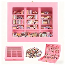 Mini Wooden Bookshelf For Anxiety Relief Decorative Miniature Book Library