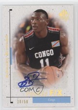 2011-12 SP Authentic Flashback Rookie F/X 10/50 Bismack Biyombo #89 Auto 3c7