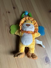 Munchkin Teether Buddies Lion Orange Plush Baby Teething Toy Easy Grasp