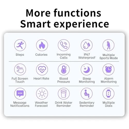 Rival Smart Watch for Men, Women and Teens Vital Fitness Tracker 2025 All-in-One Foto 4 de 4