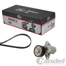 GATES Micro-V Kit KEILRIPPENRIEMEN-SATZ passend für AUDI A4 A5 A6 Q3 VW BEETLE