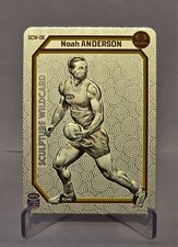 2026 AFL Teamcoach Noah Anderson Silver Sculpture Wildcard SCW-08
