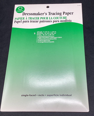 Dressmaker's Tracing Paper, 5 pieces  - ships free
