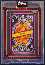 Topps Mint Disney 2025 Pluto J Of Clubs 097/125 Encased Mickey Mouse's pet