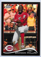 2014 TOPPS CHROME BASEBALL BRANDON PHILLIPS BLACK REFRACTOR 41/100 RARE FIND SSP