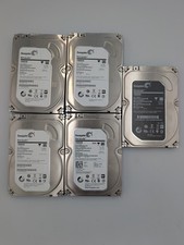 Lot of 5 Seagate 1TB 3.5" SATA HDD Mixed Barracuda Desktop Hard Drives- TESTED