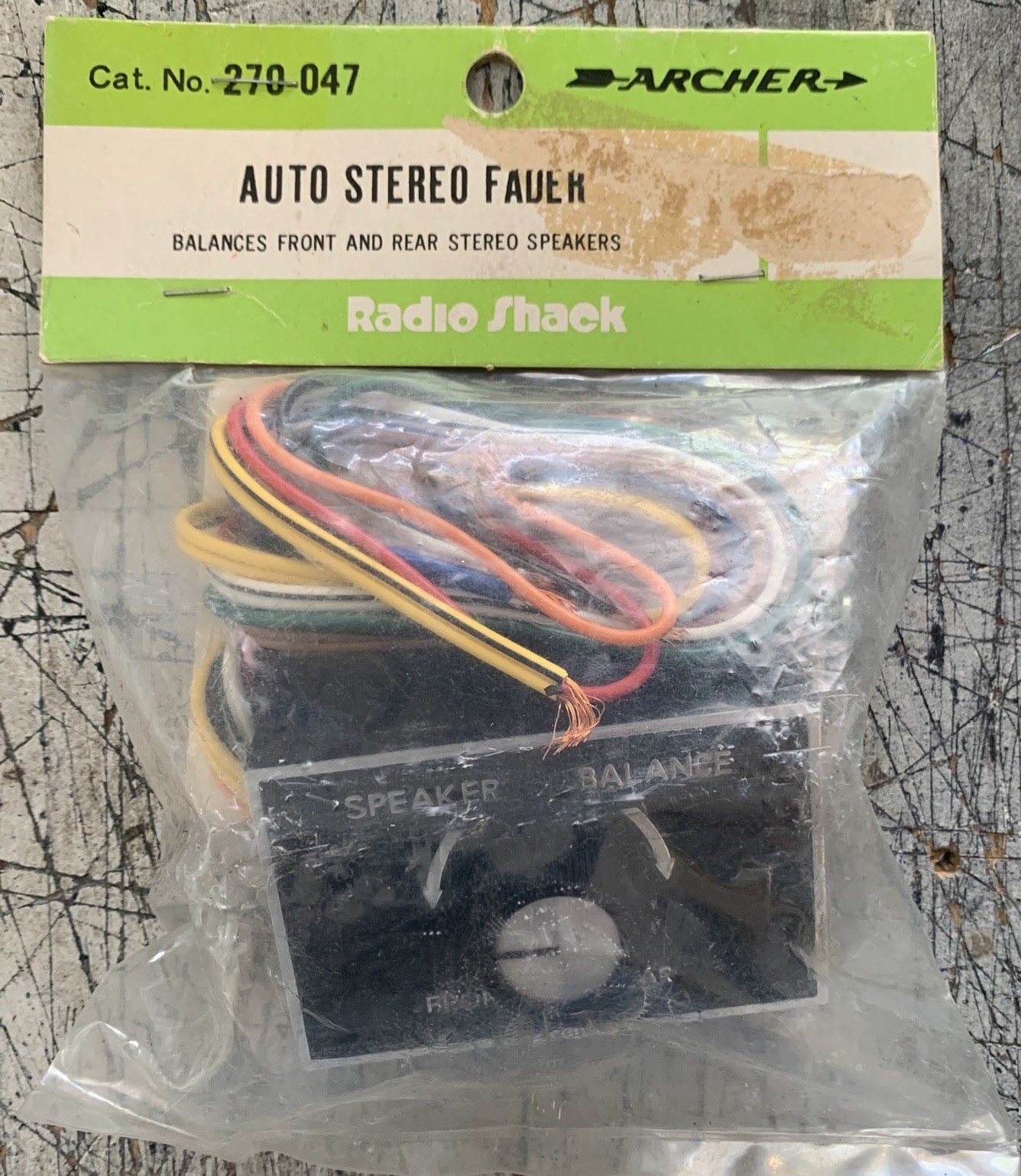 Realistic Archer #270-047 Audio Speaker Fader Balance Control New in Package