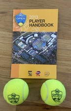 2013 Western Southern Cincinnati Open Tennis Tournament Player Handbook 2 Balls