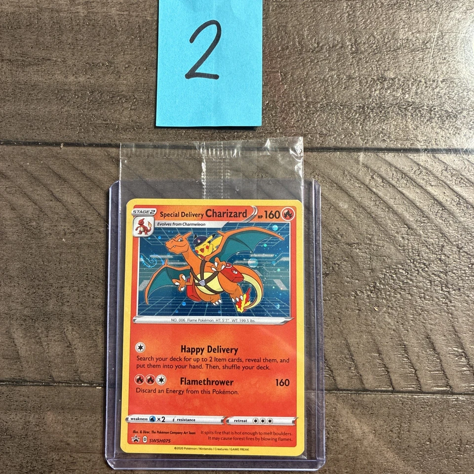 Special Delivery Charizard - Promo SWSH: Sword & Shield Promo Cards SWSH075 3PK - Image 4 of 4