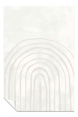 Beige Bogen Linie Grafik Kunst Nahaufnahme Künstlerisches Poster Wandkunst Wohndeko