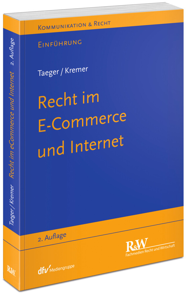 Thumbnail - Recht E-commerce Und Internet Von Jürgen Taeger, Sascha Kremer
