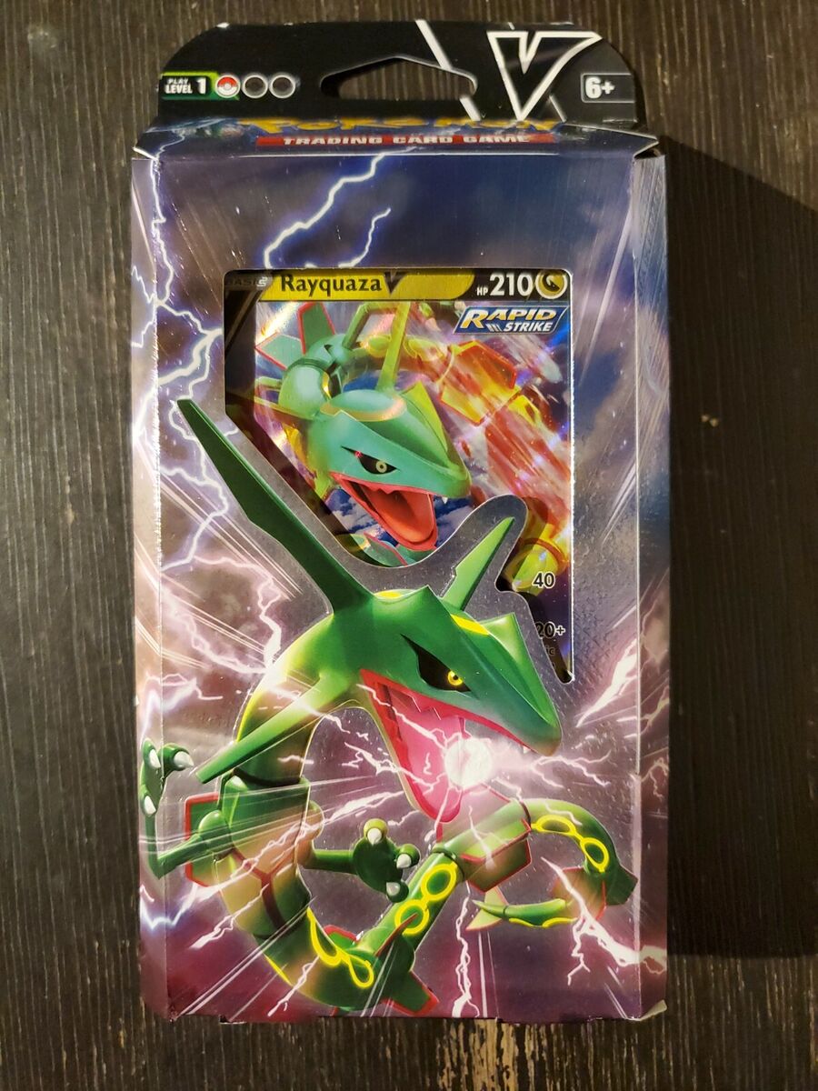  Pokemon TCG: V Battle Deck - Rayquaza : Toys & Games