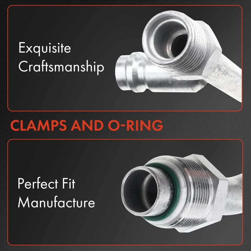 Conjunto de manguera colector de aire acondicionado A-Premium para Ford E-350 E-450 Econoline Super Duty Foto 3 de 4