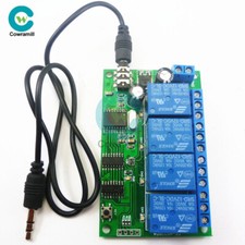 AD22B04 12V 4-CH MT8870 DTMF Tone Signal Decoder Relay Phone Remote Control PLC