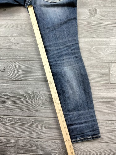 Vigoss Jeans Thompson Tomboy Skinny Pants Distressed Womens Low Rise 28x27 - Picture 7 of 8