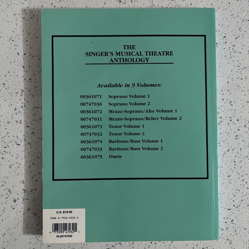 The Singer's Musical Theatre Anthology - Volume 2 Song Book Music Lyrics - Picture 2 of 6