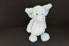 Jellycat Blue Elephant Elly Chime Rattle Medium Bashful 12" Plush Baby Toy