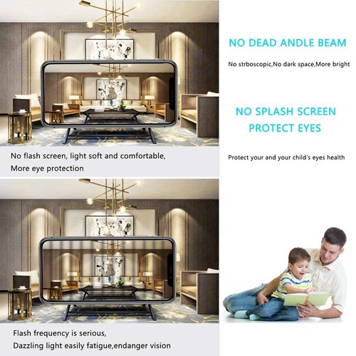 E17 LED Light Bulbs, 80-100W Equivalent, 12W, 1200 Lumens, Soft White 3000K,I... - Picture 7 of 7