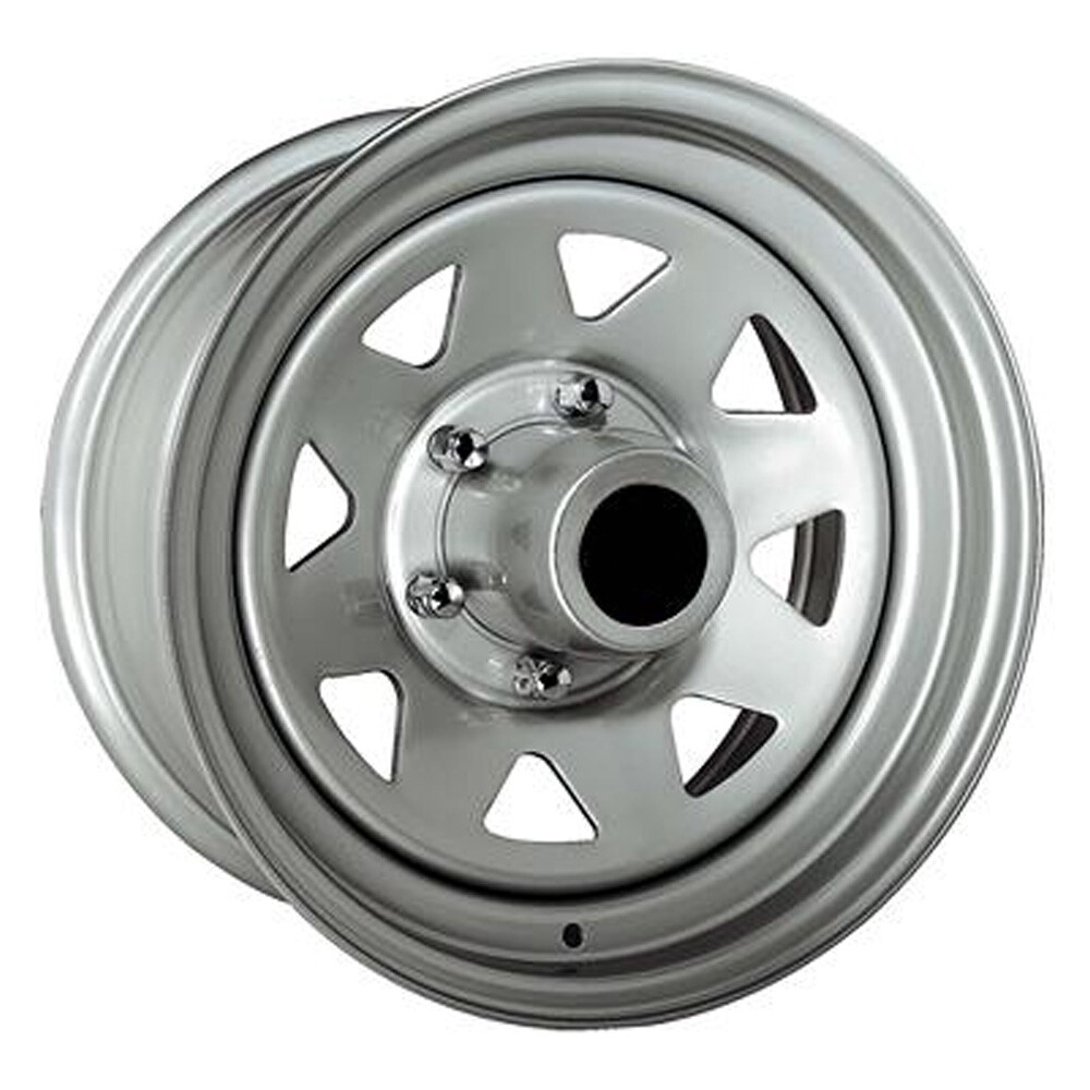 Jante acier Goss Triangular II grise 7x17 anti-déformation pour routes abîmées 5x120