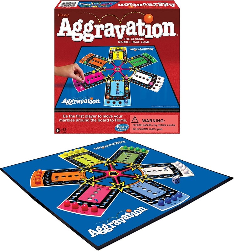 Aggravation Board Game - Family Game Night Kids & Adults Original Retro Classic