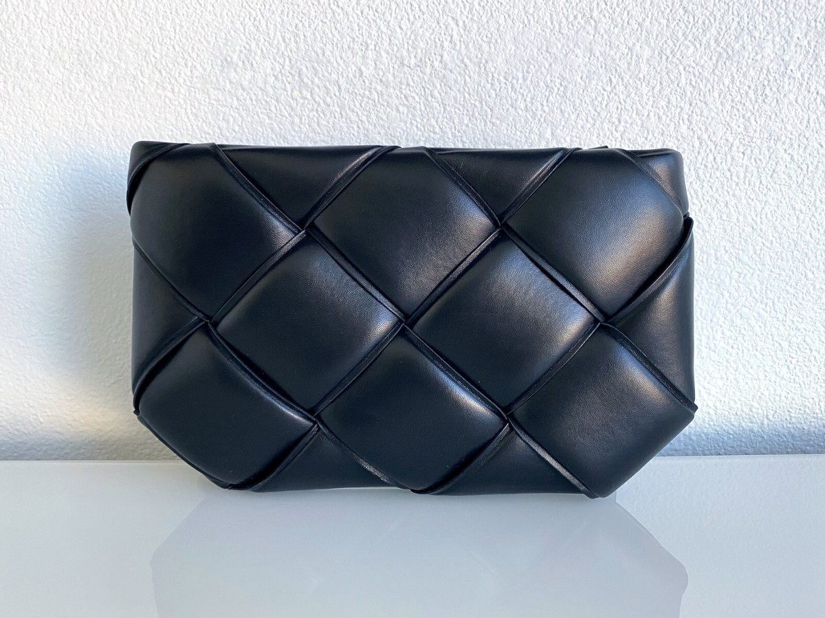 NWT! NEW! BOTTEGA VENETA Black Padded Cassette Bag Leather Handbag NWT! NEW! BOTTEGA VENETA Black Padded Cassette Bag Leather Handbag