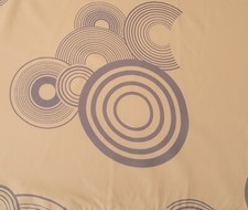 100 Silk Charmeuse Fabric by the Yard Big Circles Print 22822- 23