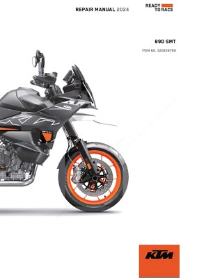 KTM Service Workshop Shop Manual Book 2024 890 SMT US