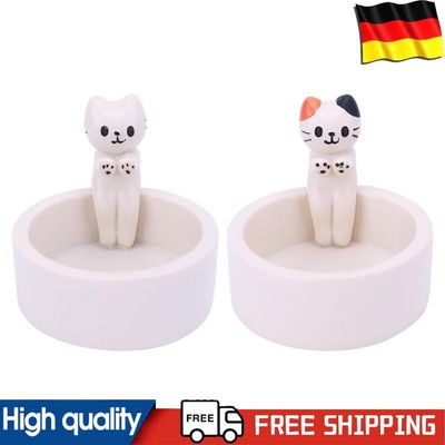 Kitten Aromatherapy Candlestick Resin Tabletop Cartoon Cat Decor Home Room Decor