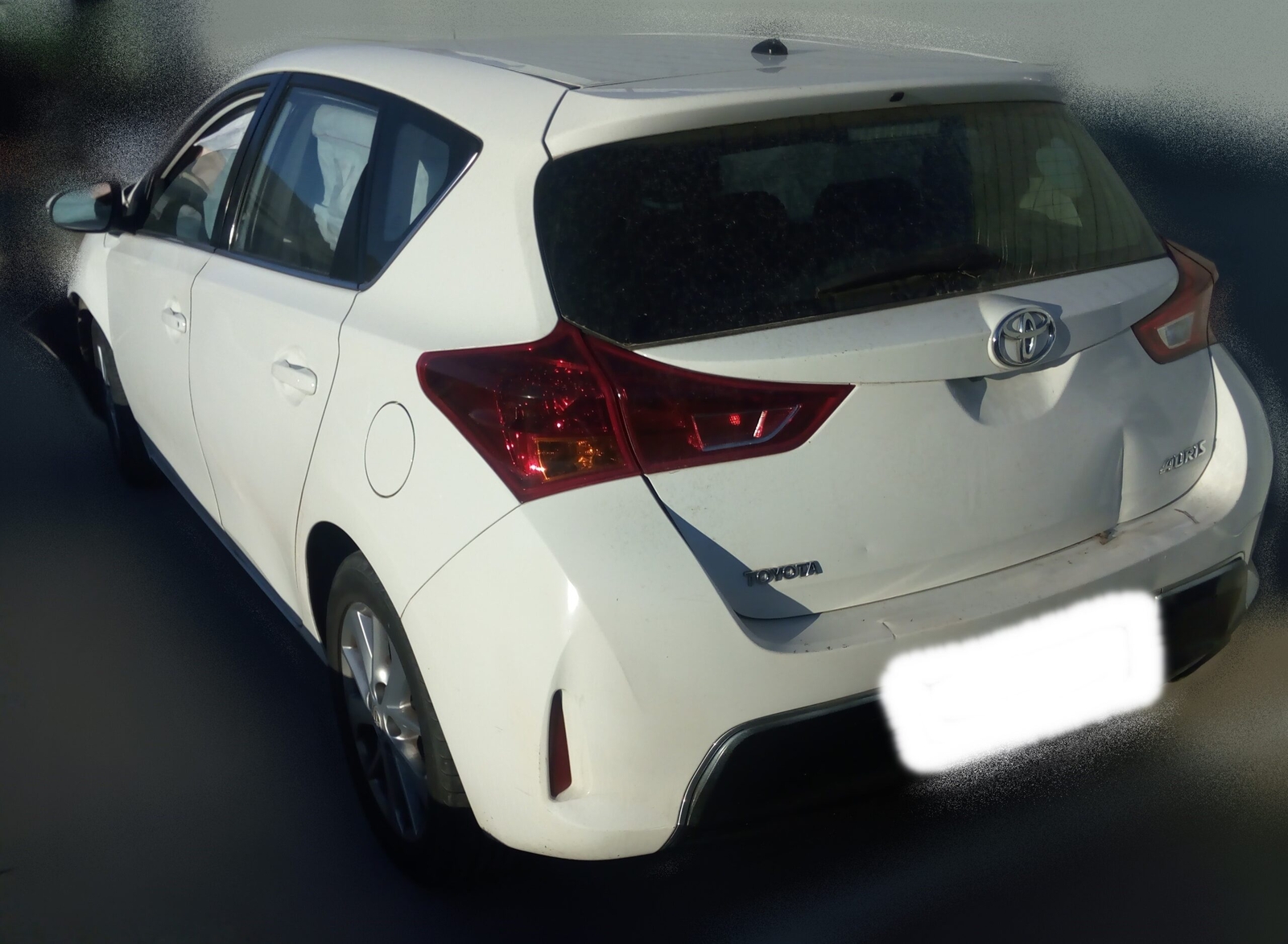 Poignée De Porte Arrière Extérieure Pour Toyota Camry 2012-2017 - Couleur Gris Métallisé (code 1G3), Par AUXITO