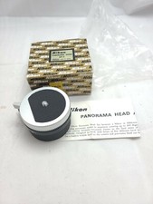 Super boxed Nikon F panorama head box and instructions.