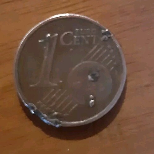 rarissima moneta da 1 centesimo con molteplici errori di conio - Foto 1 di 3