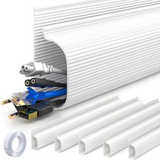 Cable Management Yecaye 7.8  J Channel Cable Raceway Cable Management Under Desk