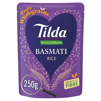 Tilda Vollkorn Basmati Reis Mikrowelle 250g Packung Mit 6