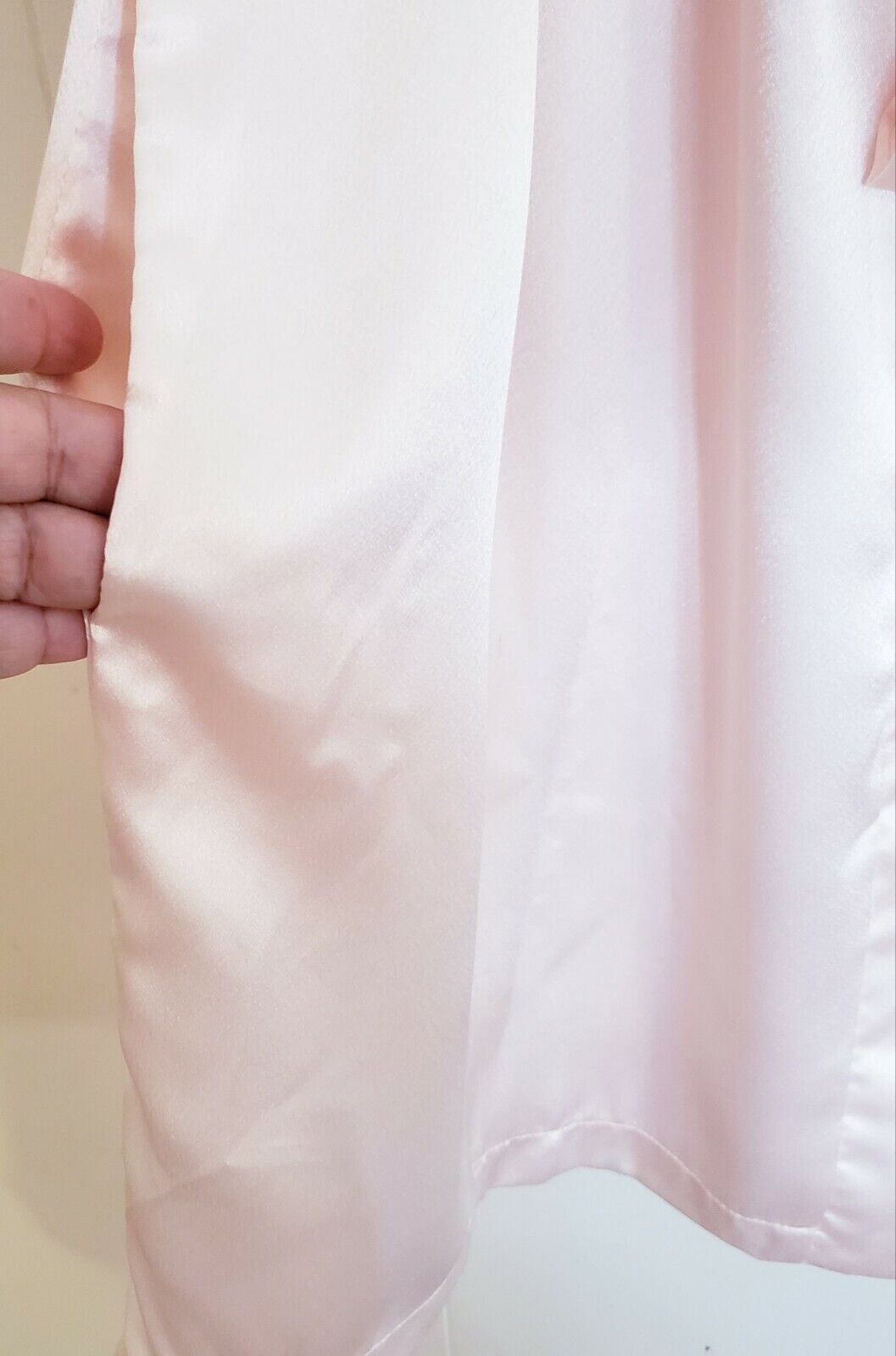 Vintage Peignoir Set M Dentelle Pink Nightgown Ro… - image 11