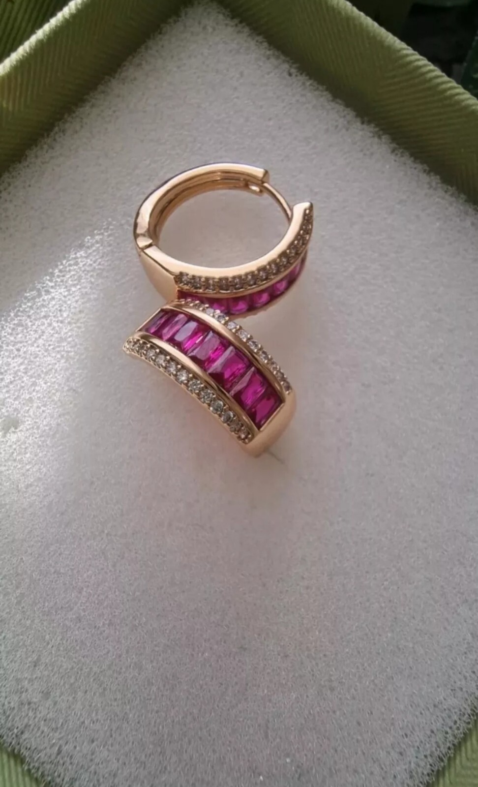 Hoop Earrings 18k Gold Plated Hypoallergenic-image