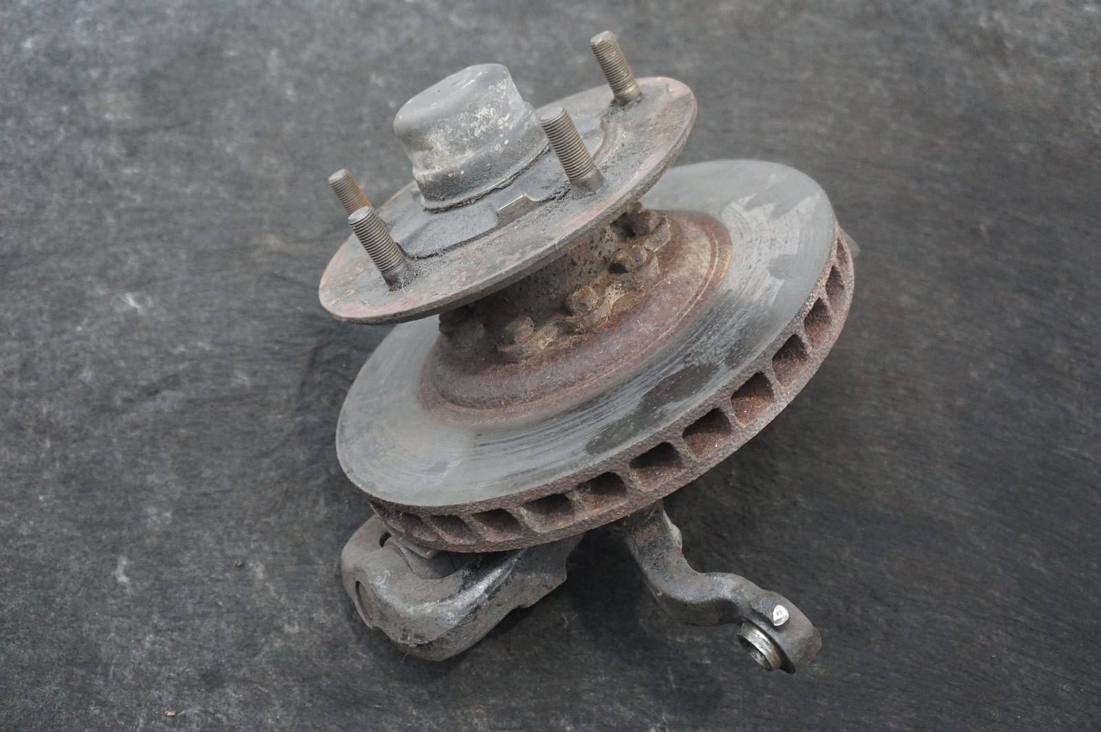 Front Right Spindle Knuckle Rotor Assembly Rolls Royce Silver Shadow 1973 *Note*