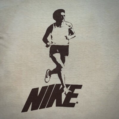 70s Marathon Runner Vintage Nike T Shirt USA Rare Oregon