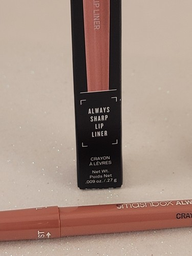 Delineador de labios SMASHBOX Always Sharp NUDE FAIR tamaño completo nuevo en caja RARO - Imagen 3 de 6