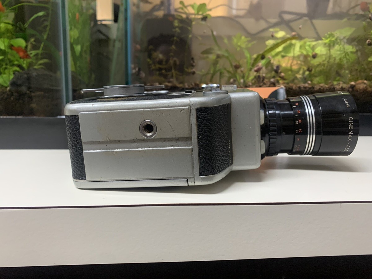 CiniMax-85E Auto Zoom 8mm Movie Camera with CineMax Auto Grip | eBay