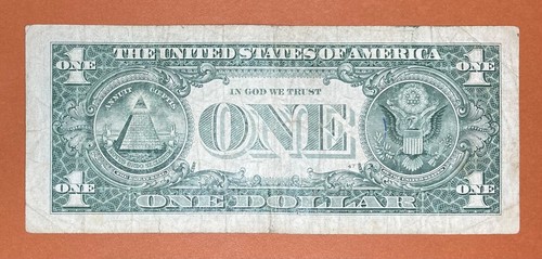 1962 December 7 ( H 19621207 A ) Birthday Note $1 One Dollar Bill - Picture 3 of 3