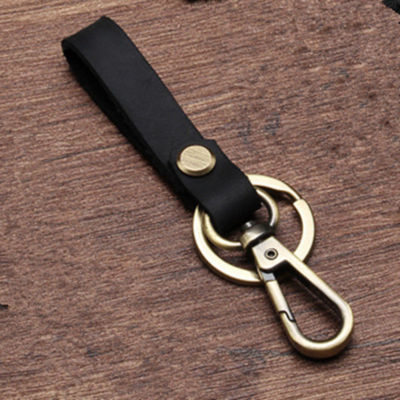 KEY CHAIN & LEATHER Belt Loop Key Holder Ring Keychain Keyring