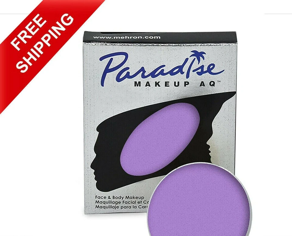 2 pinturas faciales y corporales Mehron Makeup Paradise Makeup AQ - 1,4 OZ - púrpura y gris Foto 2 de 4