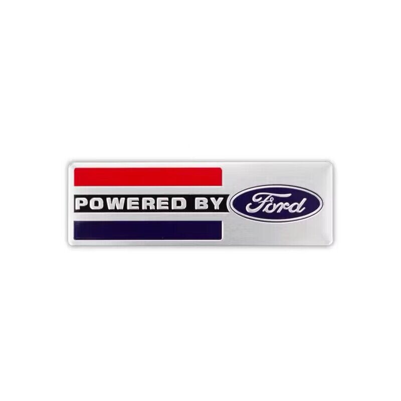 Aluminum Car Body Emblem Side Fender Badge Trim Accessories for Ford Racing