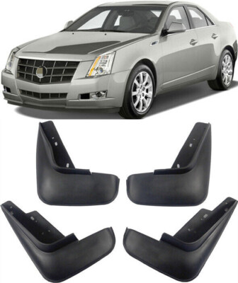 4x New Front & Rear Splash Guards Mud Flaps for 2008-2013 Cadillac CTS Sedan