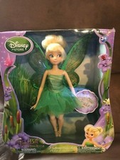 New Rare Disney Tinkerbell Fluttering Wings Great Fairy Rescue, Wings Work 