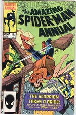 Marvel Comics Amazing Spider-Man Volume 1 Annual Book #18 VF+ 1984