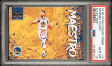 Stephen Curry 2019 Panini Court Kings MAESTROS #5 PSA 10 Gem Mint Low POP 9 RARE