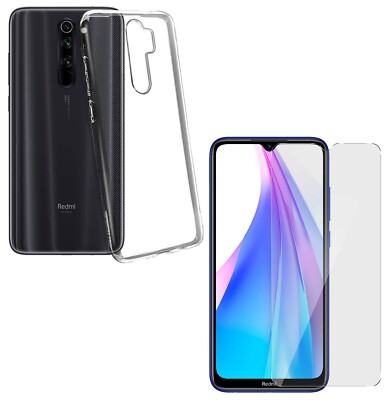 FOR XIAOMI REDMI NOTE 8 PRO COVER CASE + TEMPERED GLASS FILM